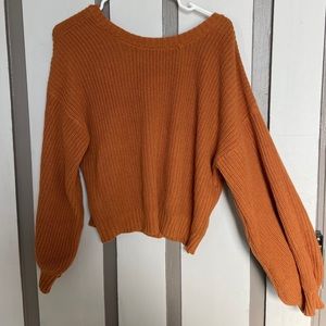 Off the shoulder sweater